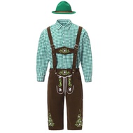 ผู้ชาย O Ktoberfest เครื่องแต่งกายเยอรมัน O Ktoberfest ผับ B Artender ชุดเบียร์ผู้ชายเครื่องแต่งกาย