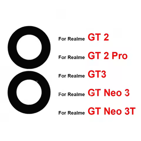For Realme GT2 GT2 Pro GT Neo 3 GT Neo 3T GT3 Rear Camera Glass Lens Back Main Glass Lens with Stick