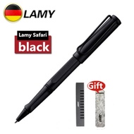 LAMY Safari Rollerball Pen （ดำ）ของแท้100% ปากกาโรลเลอร์บอล ลามี่  ไส้ปากกาโรลเลอร์บอล LAMY M63 หัว M