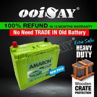AMARON GO NS60L | 46B24L | 46B24LS (MF) - 45AH - Car Battery - Waja Vios Civic Almera Iswara HRV Acc