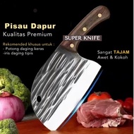 Pisau Koki Super Tajam Stainless Steel Pisau daging super tajam Potong ikan Super Tajam Knife Dapur