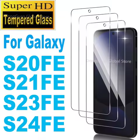 Super-HD Tempered Glass For Samsung Galaxy S20 FE / S21 FE / S23 FE / S24 FE S20FE S21FE S23FE S24FE