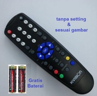 PROMO MURAH GRATIS BATERAI Remote Remot Parabola Receiver K-Vision C1000 / Tanpa Setting Langsung Dapat Digunakan/ receiver tv digital/receiver tv parabola/receiver tv antena/receiver tv murah/receiver tv android/receiver tv dvb t349