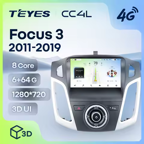 TEYES CC4L For Ford Focus 3 Mk 3 2011 - 2019 Car Radio Multimedia Video Player Navigation stereo GPS