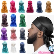 ELEGA Comfortable Head Wrap Durag Hat for Men Women Dreadlocks Braids Everyday Wear