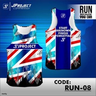 RUNNING SINGLET DESIGN RUN-08 SINGLET MAN RUNNING SINGLET