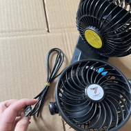 Electric Vehicle Four-Wheeled Vehicle Fan Two-Speed Speed Regulating usb Fan Stall Small Fan 12V20W