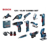 BOSCH 12V CORDLESS DRILL/WORKING LAMP/ROTARY TOOLS/SABRE SAW/ANGLE GRINDER/VACUUM CLEANER/MULTI CUTT