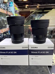 Sigma 30MM 56MM F1.4 FOR SONY 行長保 99%新 到2026年7月