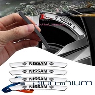 Emblem Nissan 1 Pcs Aluminium Stiker Hub Roda Lambang Mobil Almera