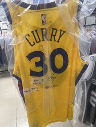 勇士隊 Curry 30 號球衣 簽名版