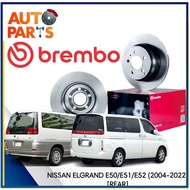 BREMBO NISSAN ELGRAND E50 / E51 / E52 (2004 - 2022) DISC BRAKE ROTOR  REAR