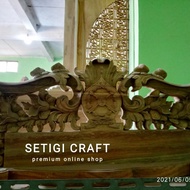 Papan Nama Kayu Jati Ukiran Jepara