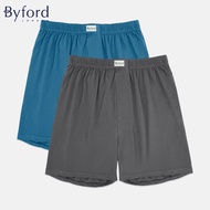 Byford 2pcs Men Boxer Shorts Cotton Underwear BMX308703AS1