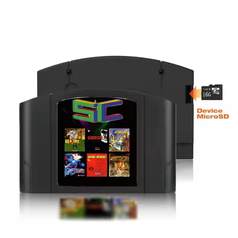 SUMMER FALSH 64 SC64 Open Source N64 3000 in 1 Game Cartridge For Nintendo 64 Game Card Compatibilit