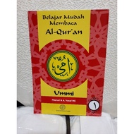 1 paket al'Qur'an belajar buku metode ummi jilid 1sampai6 (APG93)