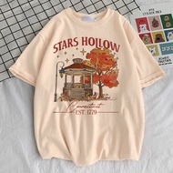 Gilmore Girls shirt girl Psychedelic Vintage Breathable streetwear Pastel tshirt hip hop Digital Bre