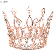 Bridal Gold Crown Headpiece For Wedding Veil Accessory