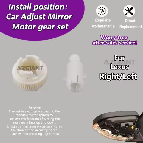 For Lexus GX460/LX570/NX/RX350/RX450h/RX 270 350 450 Car Mirror Adjustment actuator inner gear set d