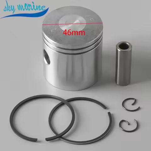 6L5-11631 Piston Set (STD) 6L5-11631-00, 6L5-11610-00-00 For Yamaha 3HP Outboard Engine 2 Stroke 6L5