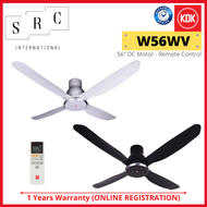 KDK W56WV DC Ceiling Fan 56" with Remote (1 Years Warranty)