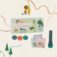 法國 Moulin Roty 故事手電筒精裝組-探索世界