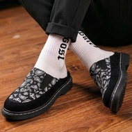 SENSE - Docmart Men's Black Paisley Sandals Selipar Lelaki Sandal Lelaki