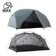 เต็นท์เดินป่า 2 คน น้ำหนักเบา Mikk Terra 2 กว้างและสูง นั่งได้ศีรษะไม่ชนด้านบน ผ้า silnylon หนัก 1.8
