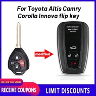 High-quality new models Modified Flip Key Remote Case For Toyota Camry Avalon Corolla Alphard Vellfi