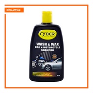 Cyber Wash &amp; Wax Car &amp; Motorcycle Protects Paintwork From Pollution Weathering And Reduces Oxidation Shampoo 500ml