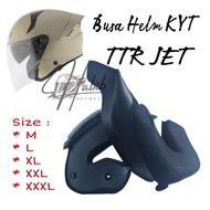 KYT TTR JET HELMET CHEEK FOAM SIZE ML XL XXL 3XL