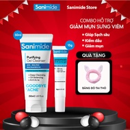 COMBO to Reduce Acne, Swelling and Inflammation for Oily and Acne Skin SANIMIDE, Acne Reduction GEL 