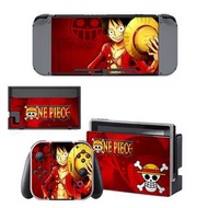 全新One Piece Luffy Nintendo Switch保護貼 有趣貼紙 包主機2面+2個手掣) YSNS0692