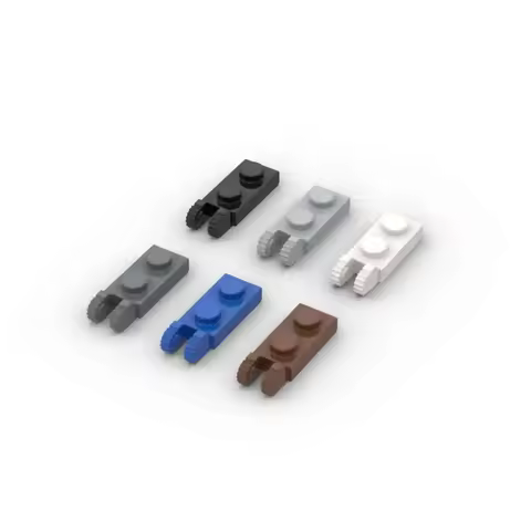 MOC 10PCS 44302 Hinge Plate 1x2 Classical Adaptive Building Blocks 30365 With 2 Fingers Bricks Toys