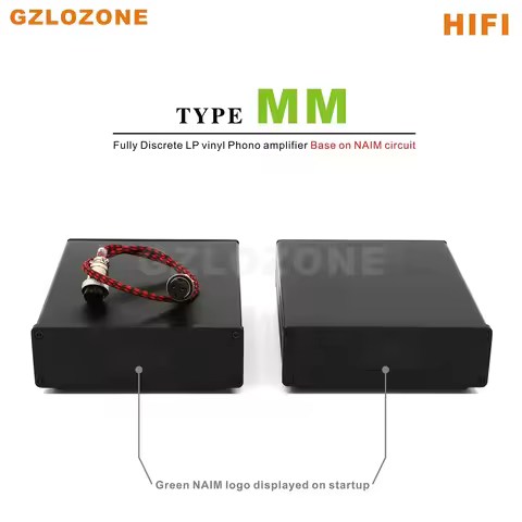 GZLOZONE HIFI Fully Discrete LP Vinyl Phono Amplifier Base On NAIM Circuit MM/MC
