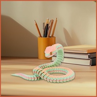 3D Printed Articulated Snake Snake Model 3D Printed Flexible Animal Snake Toys Articulated Fidget To