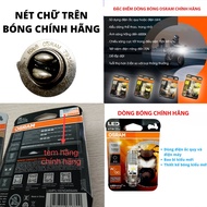 OSRAM HS1 High Power 7485CW LED Bulb H4 3-pin white light mounted on motorbike