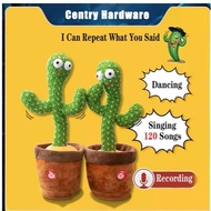 Cactus Toy Plush Talk Kaktus Bercakap Dancing Cactus Talking Cactus Toys Song cactus dance Electric 