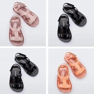 Melissa Summer New Children's Sandals for Girls Roman Shoes Open Toe Anti Slip Beach Jelly Shoes for Boys Casual Shoes