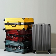 【1994HOME】Large Capacity Luggage Aluminum Frame Trolley Case 360° rotating wheel Password Suitcase H