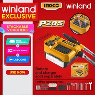 Ingco by Winland Lithium-Ion Die Grinder 20V with 40pcs Household Accessories Tools Set CMGLI20011 /