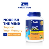 Ginkgo Memory+ (60s)- Ocean Health (Supports Cognitive Health & Memory Function | Ginkgo Biloba & Cu