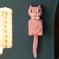 美國製 Kit Cat Klock 搖擺貓咪時鐘 紳士粉紅貓
