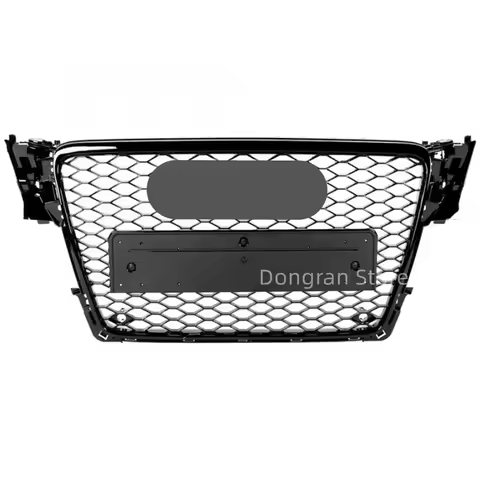 Car Front Bumper Grille for Audi RS4 for A4/S4 B8 2009 2010 2011 2012 (Refit for RS4 Style) Car Acce