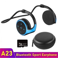 【Exclusive Offer】 Tongdaytech A23 Bluetooth-Compatible Wireless Earphone Hifi Sports Waterproof Headsets Support Mic Tf Fm Mp3 Player