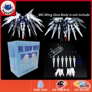 [Effect Wing] EW MG 1/100 Snow White Prelude Wing add on part for Wing Gundam Zero EW Ver. Ka Plasti