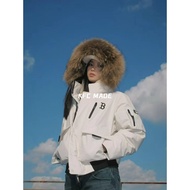 MLB Down Jacket MLB Second Generation Third Generation Big Fur Collar Workwear Down Jacket Jacket