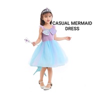 Milanberry CASUAL MERMAID DRESS MERMAID princess ariel costume