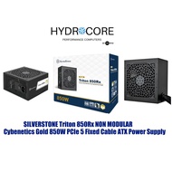 SILVERSTONE Triton 850Rx NON MODULAR Cybenetics Gold 850W PCIe 5 Fixed Cable ATX Power Supply