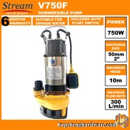 Stream Linzmax Submersible Water Pump Drainage Pump Sewage Pump 750W 2"(50mm) 300L/min 10mH Stream L